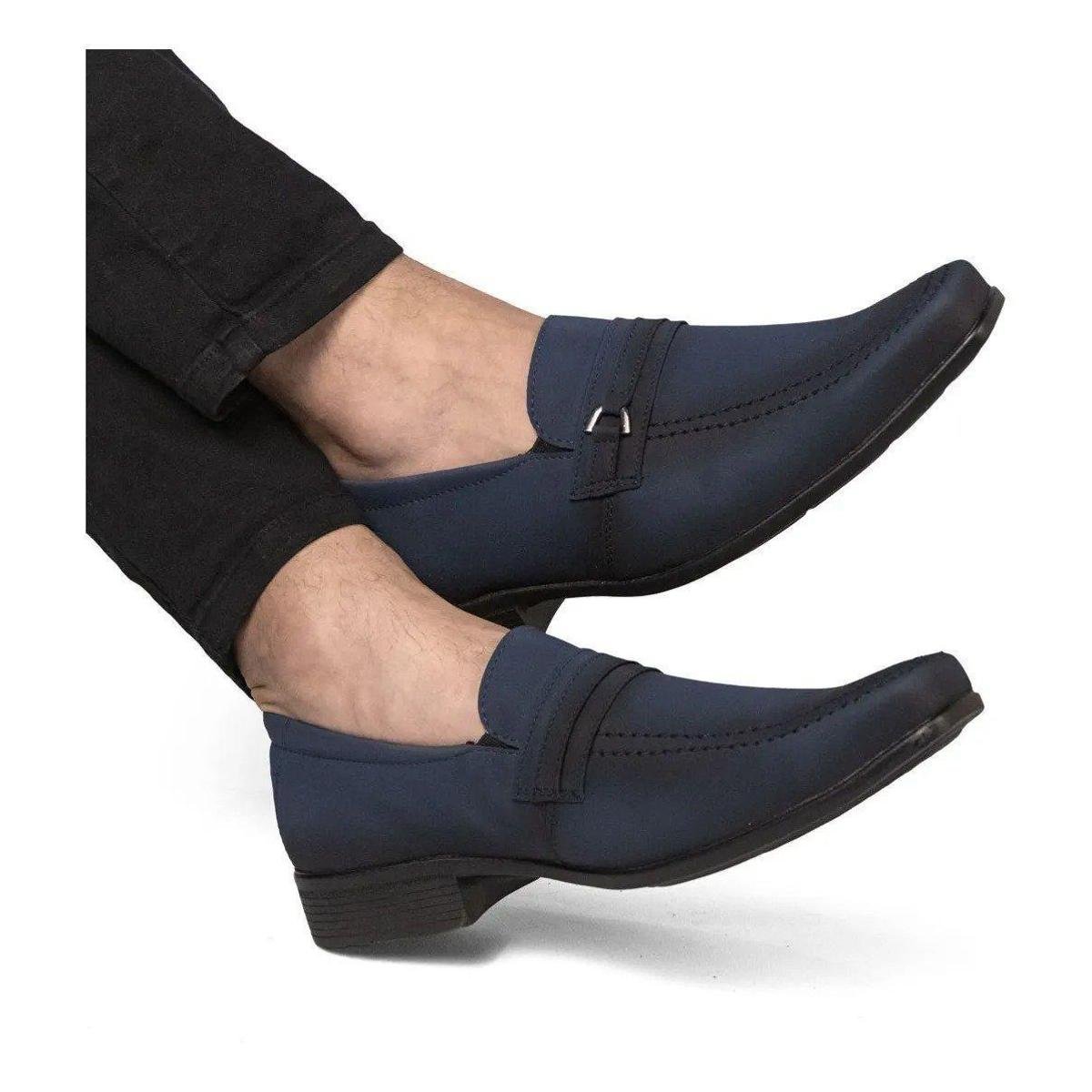 Sapato Social Masculino Silva\u0026amp;amp;silva 1103 Azul Marinho Estiloso -  Azul | Zattini